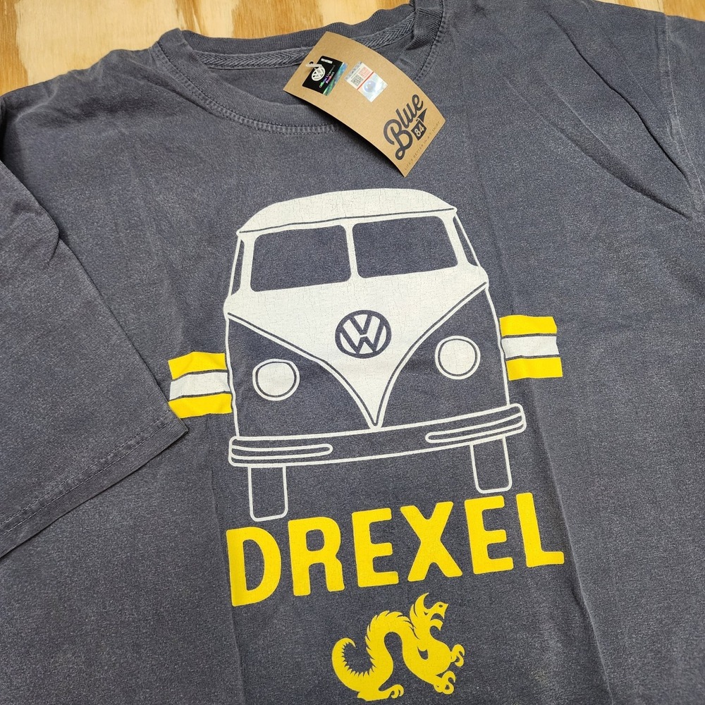 Volkswagen Official Licensed Men's Size L Better Bus Drexel Dragon TShirt New